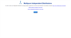 Desktop Screenshot of multipureusa.com
